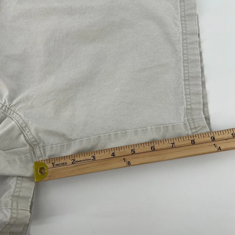 LL Bean Mens 42 Natural Fit Cargo Shorts Khaki Tan‎ Cotton